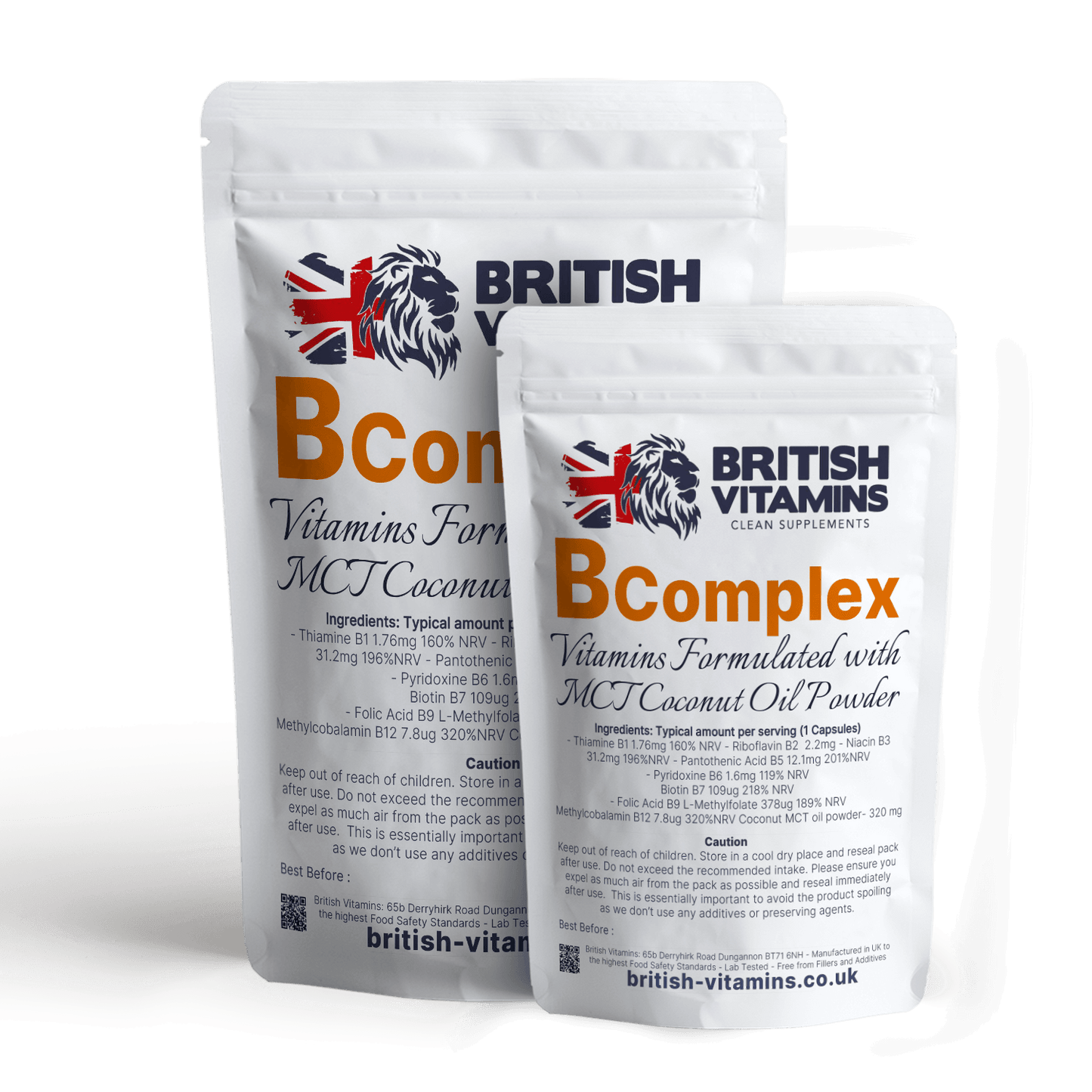 Vitamin B Complex B1 B2 B3 B5 B6  B7 B9 B12 Health & Beauty:Vitamins & Lifestyle Supplements:Vitamins & Minerals British Vitamins 5 Capsules ( Sample )  