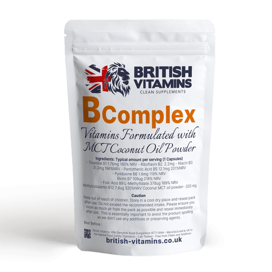Vitamin B Complex B1 B2 B3 B5 B6  B7 B9 B12 Health & Beauty:Vitamins & Lifestyle Supplements:Vitamins & Minerals British Vitamins   