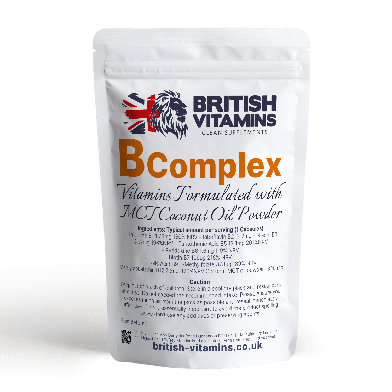 Vitamin B Complex B1 B2 B3 B5 B6  B7 B9 B12 Health & Beauty:Vitamins & Lifestyle Supplements:Vitamins & Minerals British Vitamins   