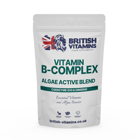 Vitamin B complex, Q10, Algae, Ginseng Complex Health & Beauty:Vitamins & Lifestyle Supplements:Vitamins & Minerals British Vitamins 5 Capsules (Sample)  