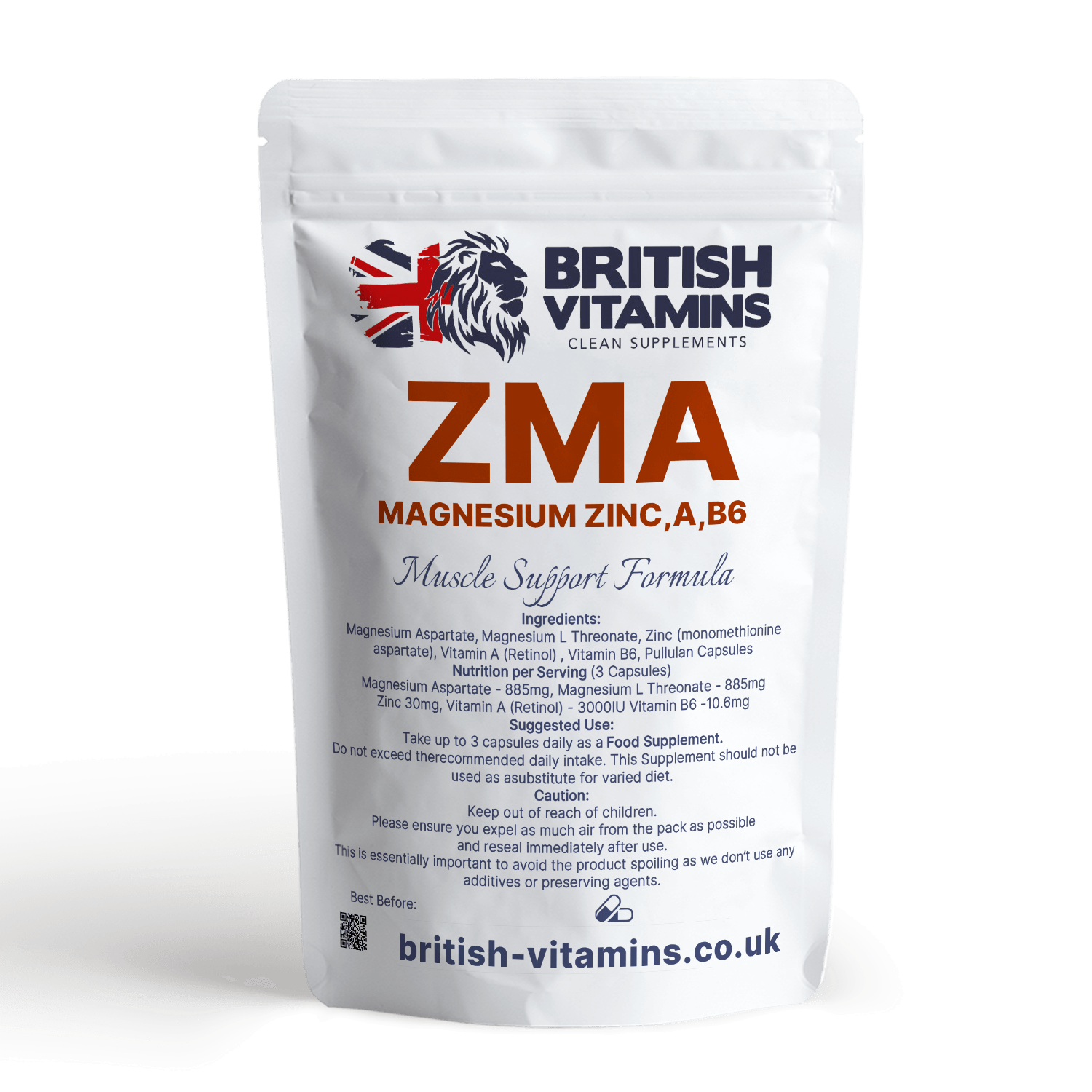 ZMA B6  Zinc + Two Forms Magnesium L Threonate Vitamin A Magnesium Aspartate Health & Beauty:Vitamins & Lifestyle Supplements:Sports Supplements:Protein Shakes & Bodybuilding British Vitamins   