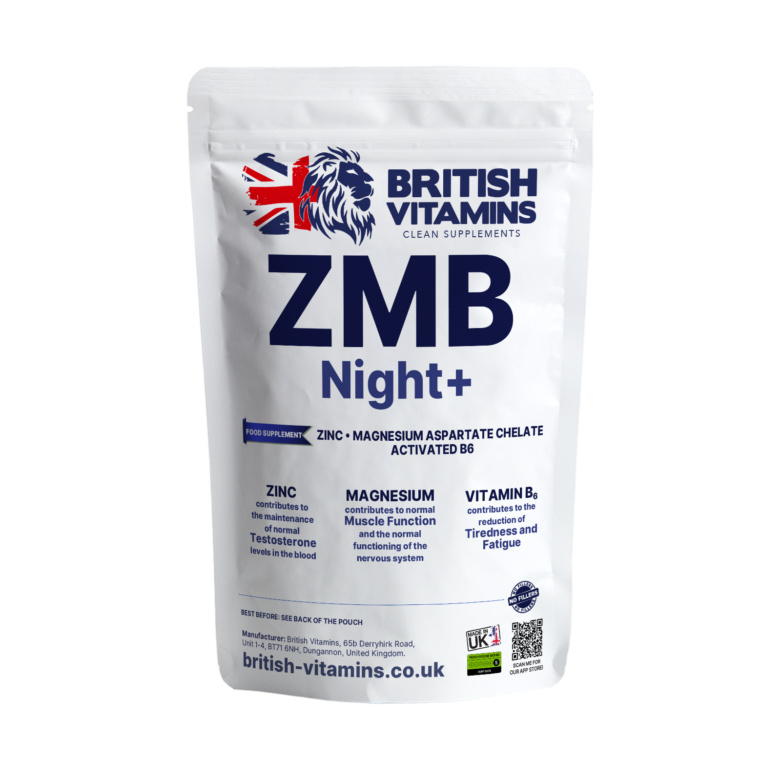 ZMB Night+ British Vitamins 90 Capsules