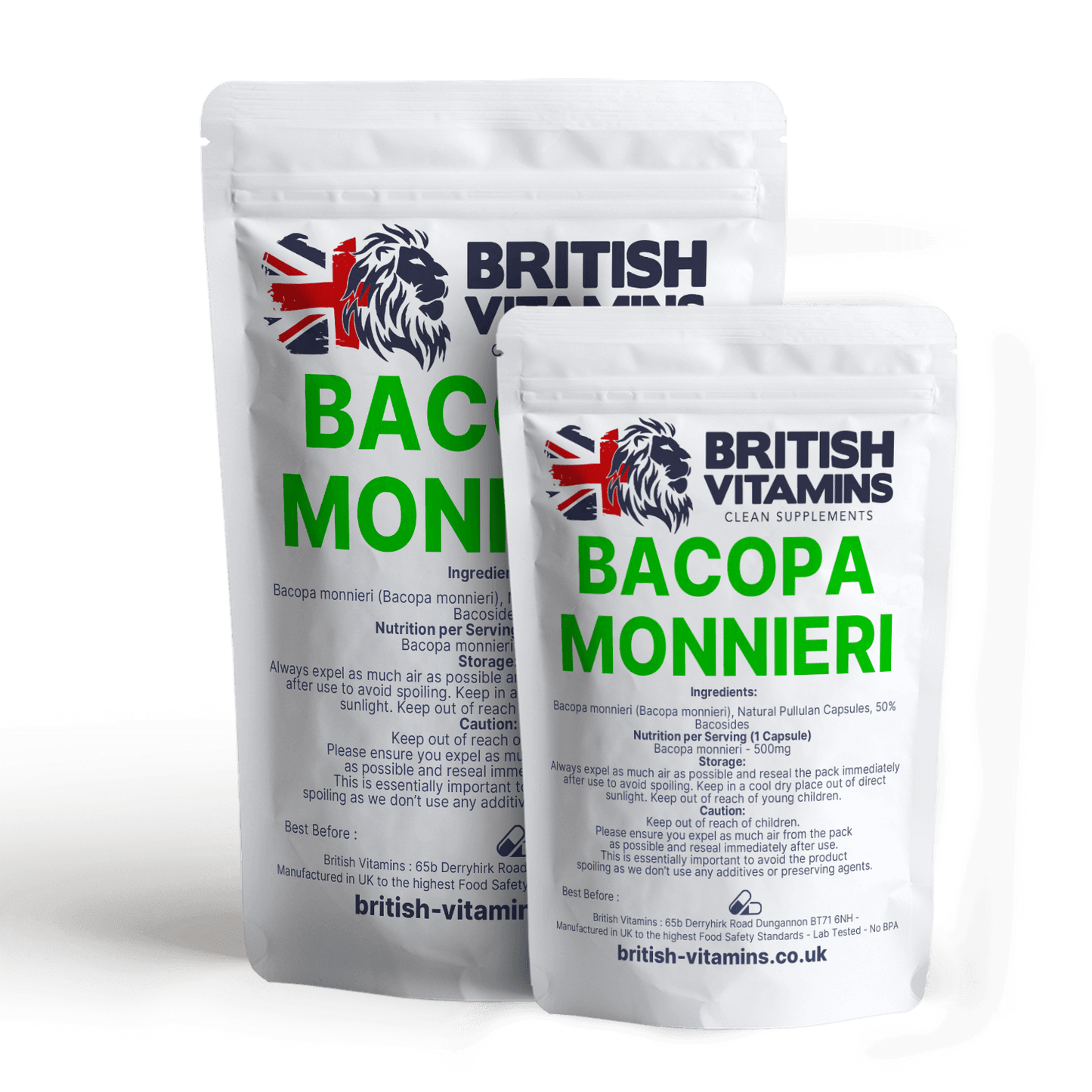 Bacopa Monnieri Capsule Extract High Strength Memory 50% Bacosides No Fillers Health & Beauty:Vitamins & Lifestyle Supplements:Vitamins & Minerals British Vitamins   