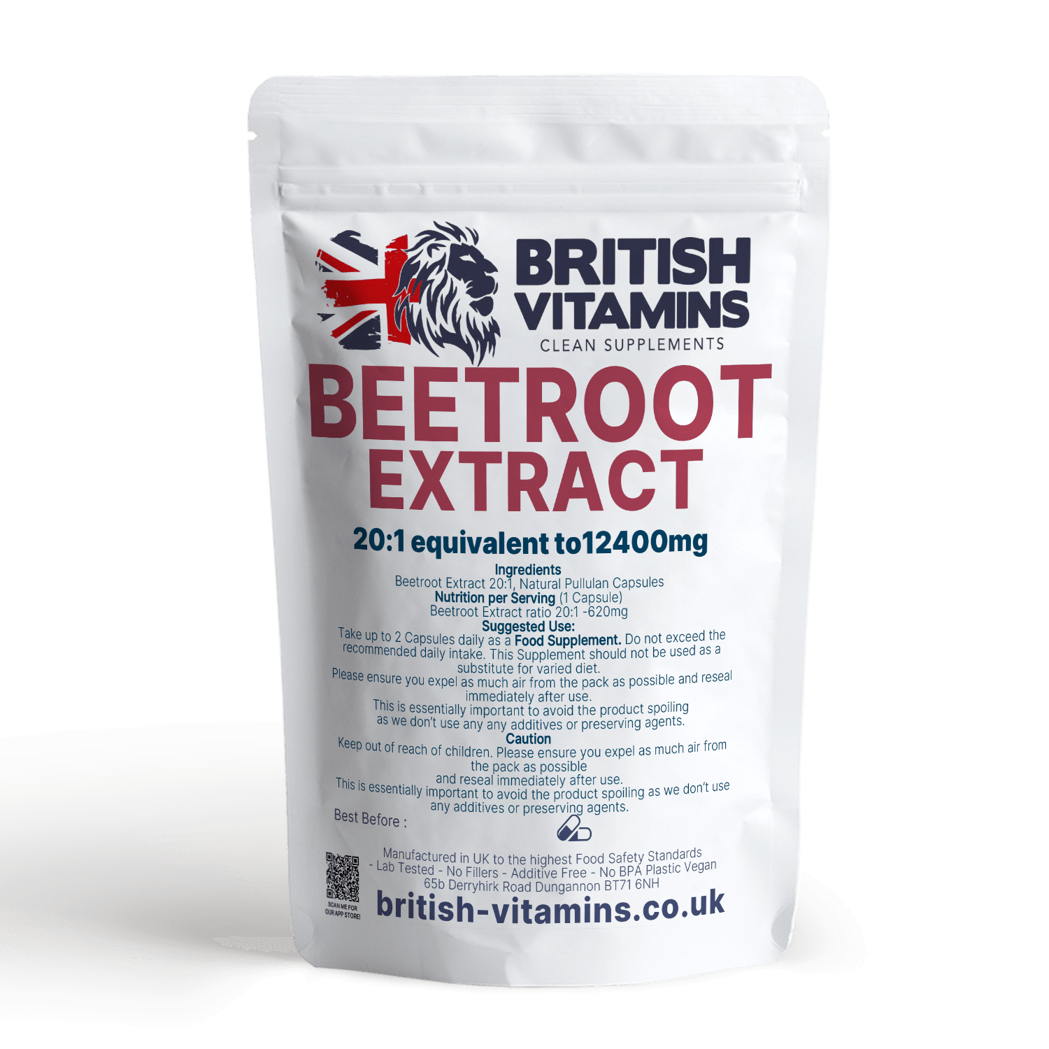 Beetroot Extract Clean 620mg 12400mg Natural Vegan Capsules Health & Beauty:Vitamins & Lifestyle Supplements:Vitamins & Minerals British Vitamins   