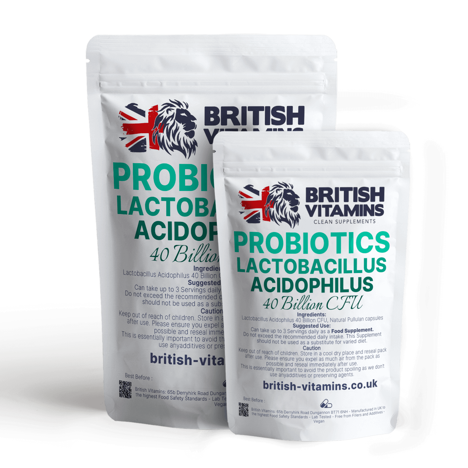Probiotic Lactobacillus Acidophilus 40 Billion CFU