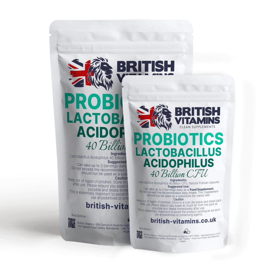 Probiotic Lactobacillus Acidophilus 40 Billion CFU