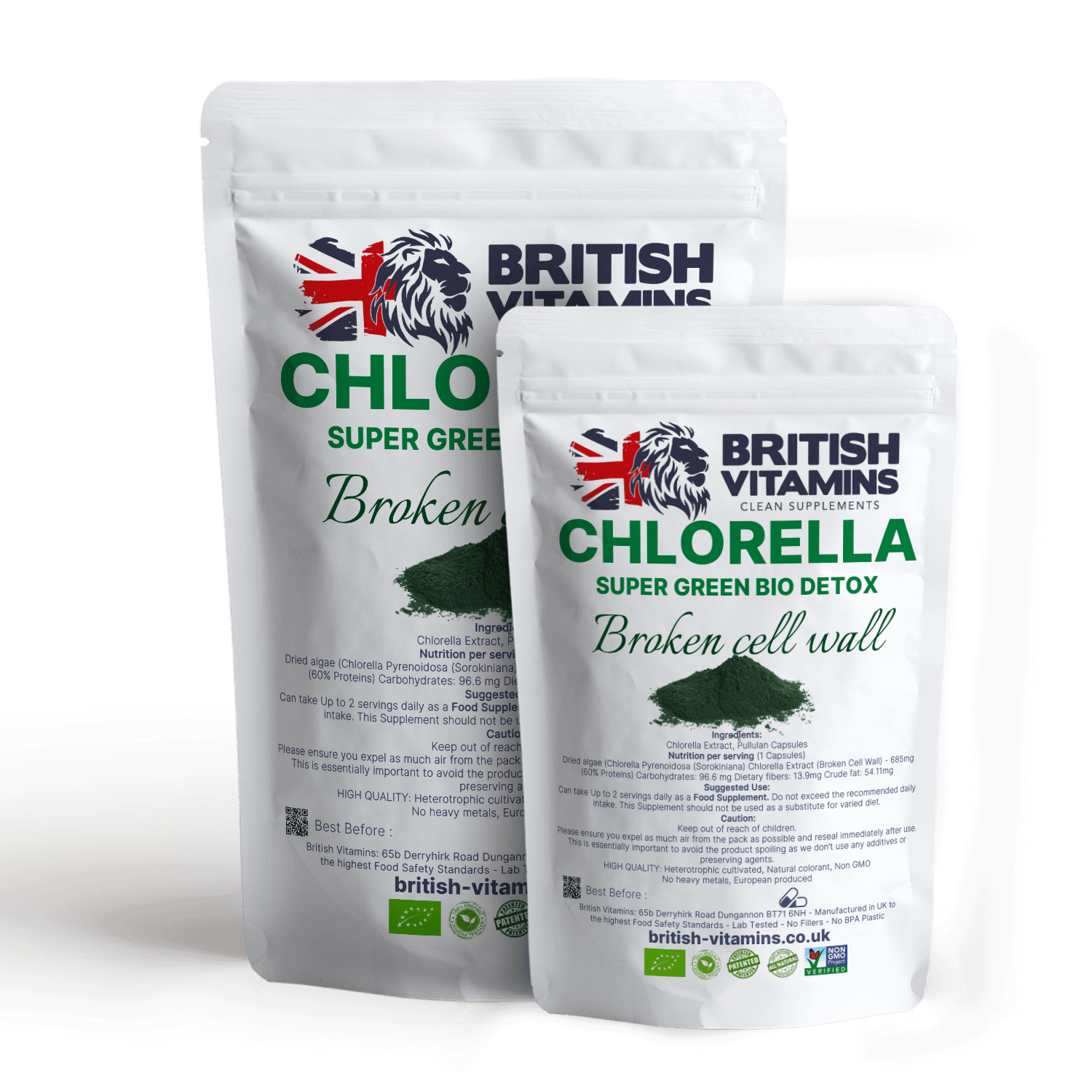 Chlorella Antibody 60% protein Health & Beauty:Vitamins & Lifestyle Supplements:Vitamins & Minerals British Vitamins   