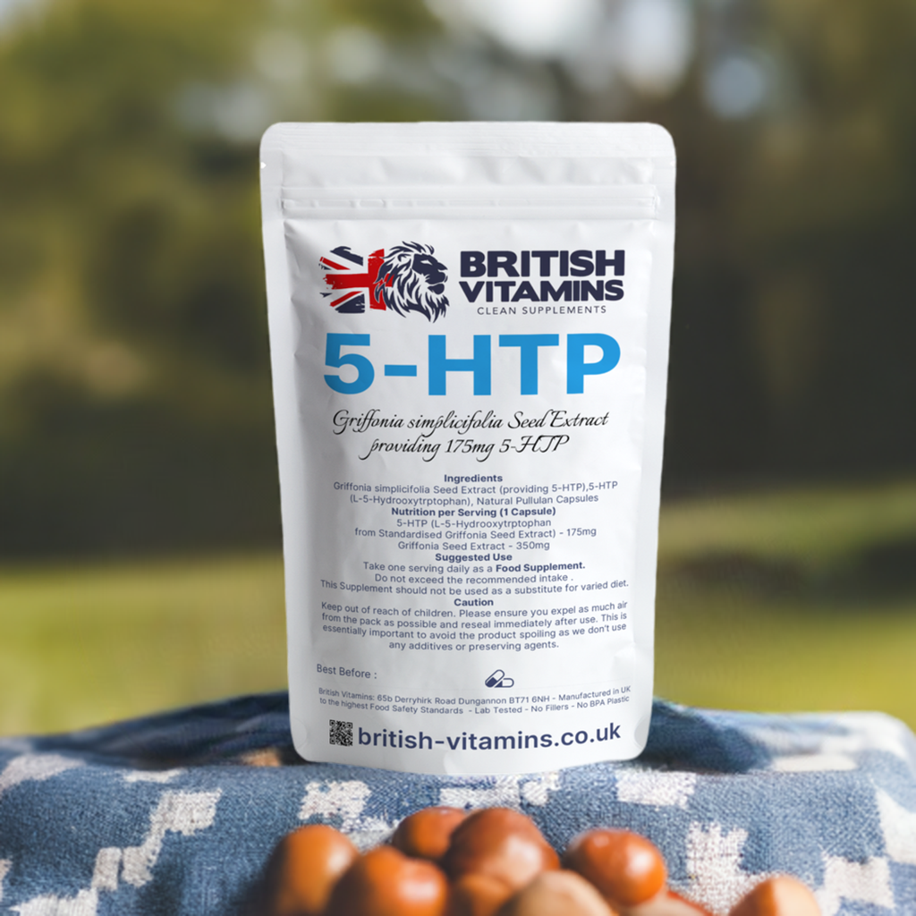 5HTP 175mg sourced from Griffonia Seed Extract 350mg Health & Beauty:Vitamins & Lifestyle Supplements:Vitamins & Minerals British Vitamins   