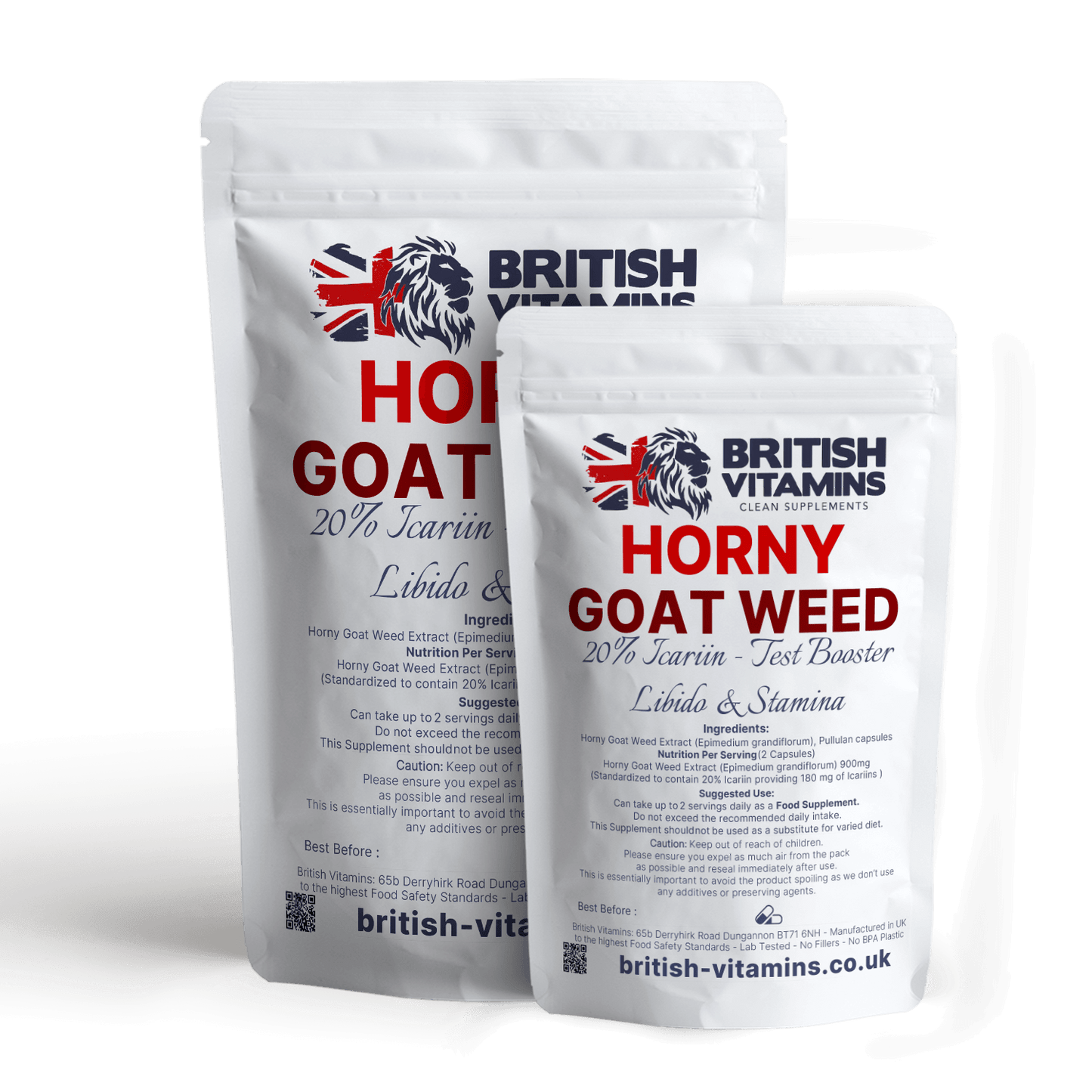 Horny Goat Weed Capsules Health & Beauty:Vitamins & Lifestyle Supplements:Sports Supplements:Protein Shakes & Bodybuilding British Vitamins 5 capsules  