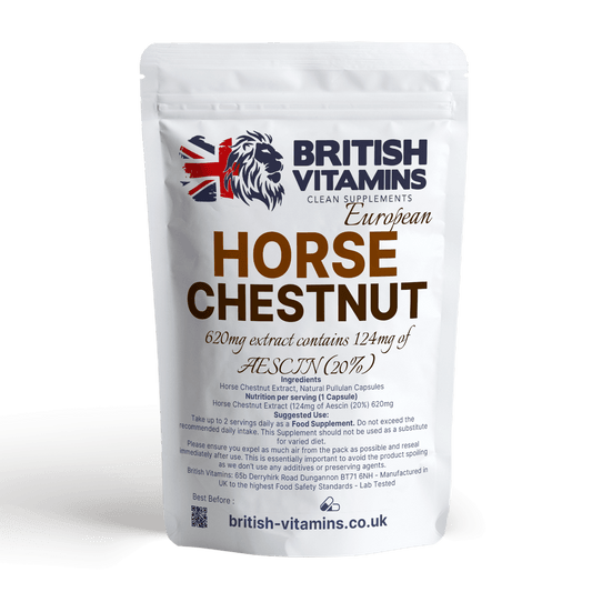 Horse Chestnut Extract Capsules 620mg Aescin -124mg Health & Beauty:Vitamins & Lifestyle Supplements:Vitamins & Minerals British Vitamins   
