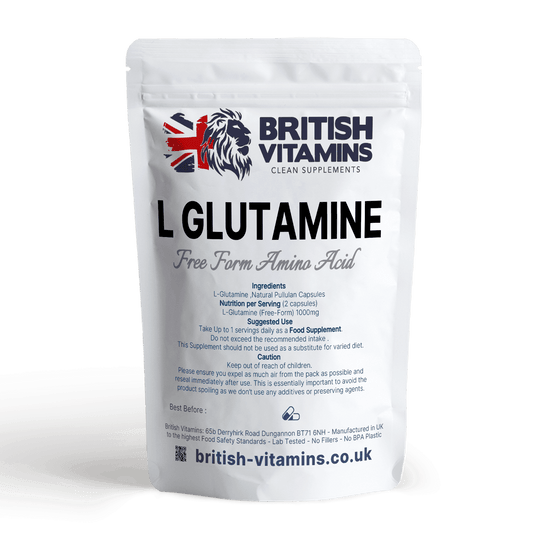 L-Glutamine 1700 Free Form L Glutamine Amino Acid, Capsules Health & Beauty:Vitamins & Lifestyle Supplements:Vitamins & Minerals British Vitamins   