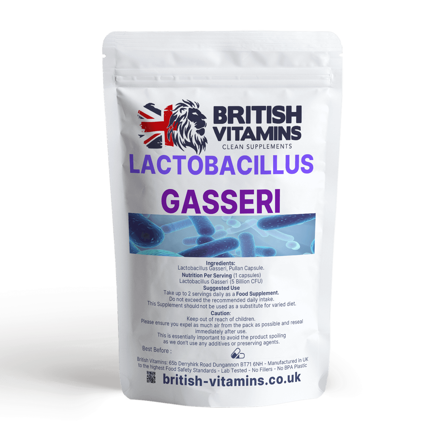 Lactobacillus Gasseri Probiotic 5 Billion CFU Health & Beauty:Vitamins & Lifestyle Supplements:Vitamins & Minerals British Vitamins   