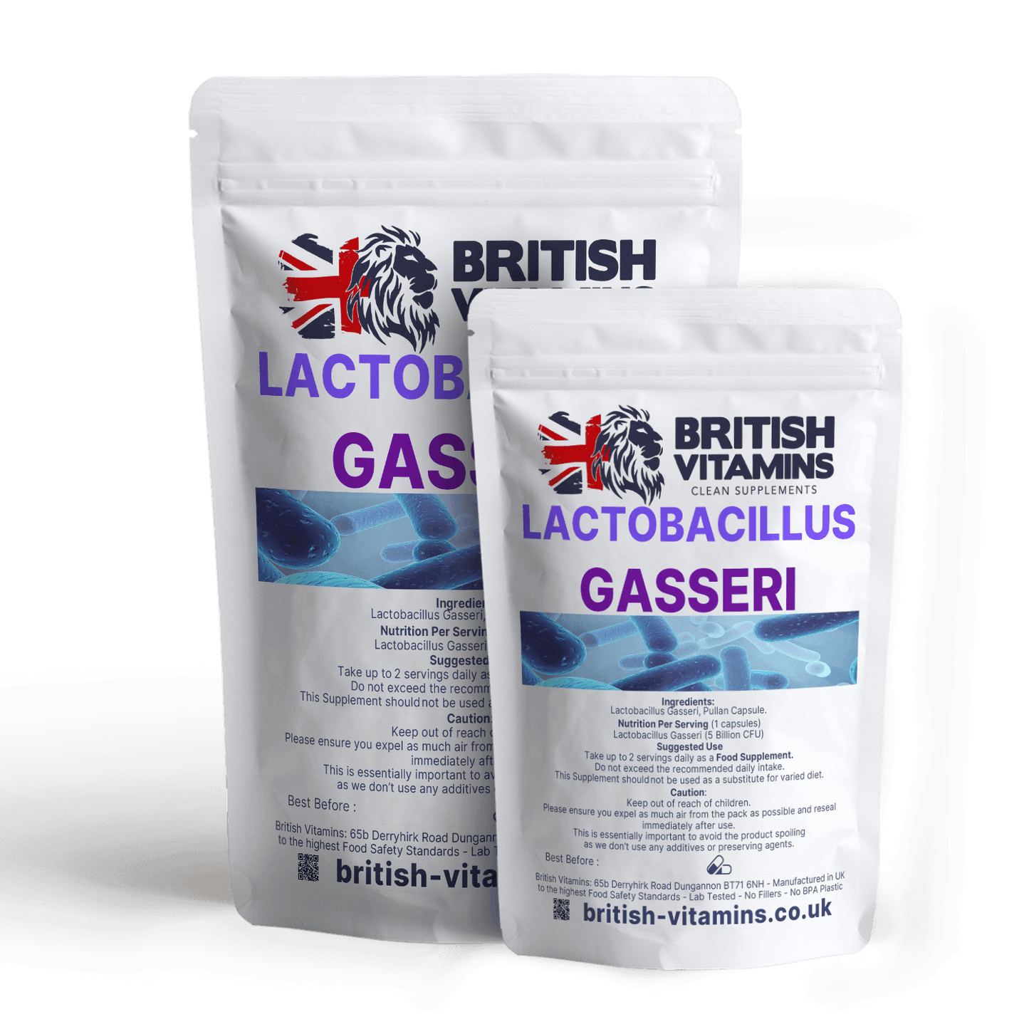 Lactobacillus Gasseri Probiotic 5 Billion CFU Health & Beauty:Vitamins & Lifestyle Supplements:Vitamins & Minerals British Vitamins 30 Capsules ( 1 Month )  