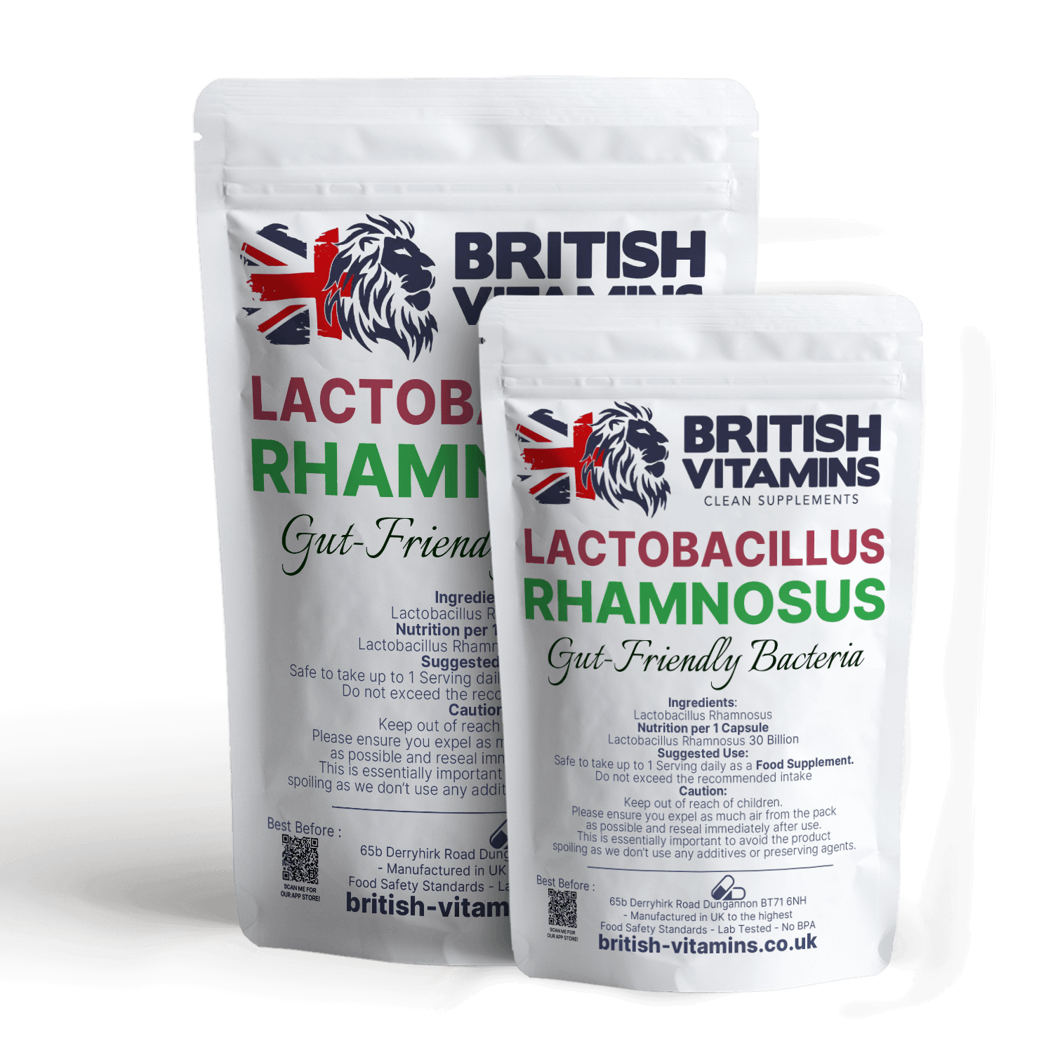 Lactobacillus Rhamnosus Probiotic 30 Billion CFU
