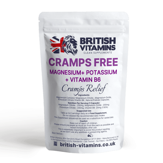 Magnesium Potassium and Vitamin B6 Health & Beauty:Vitamins & Lifestyle Supplements:Vitamins & Minerals British Vitamins   