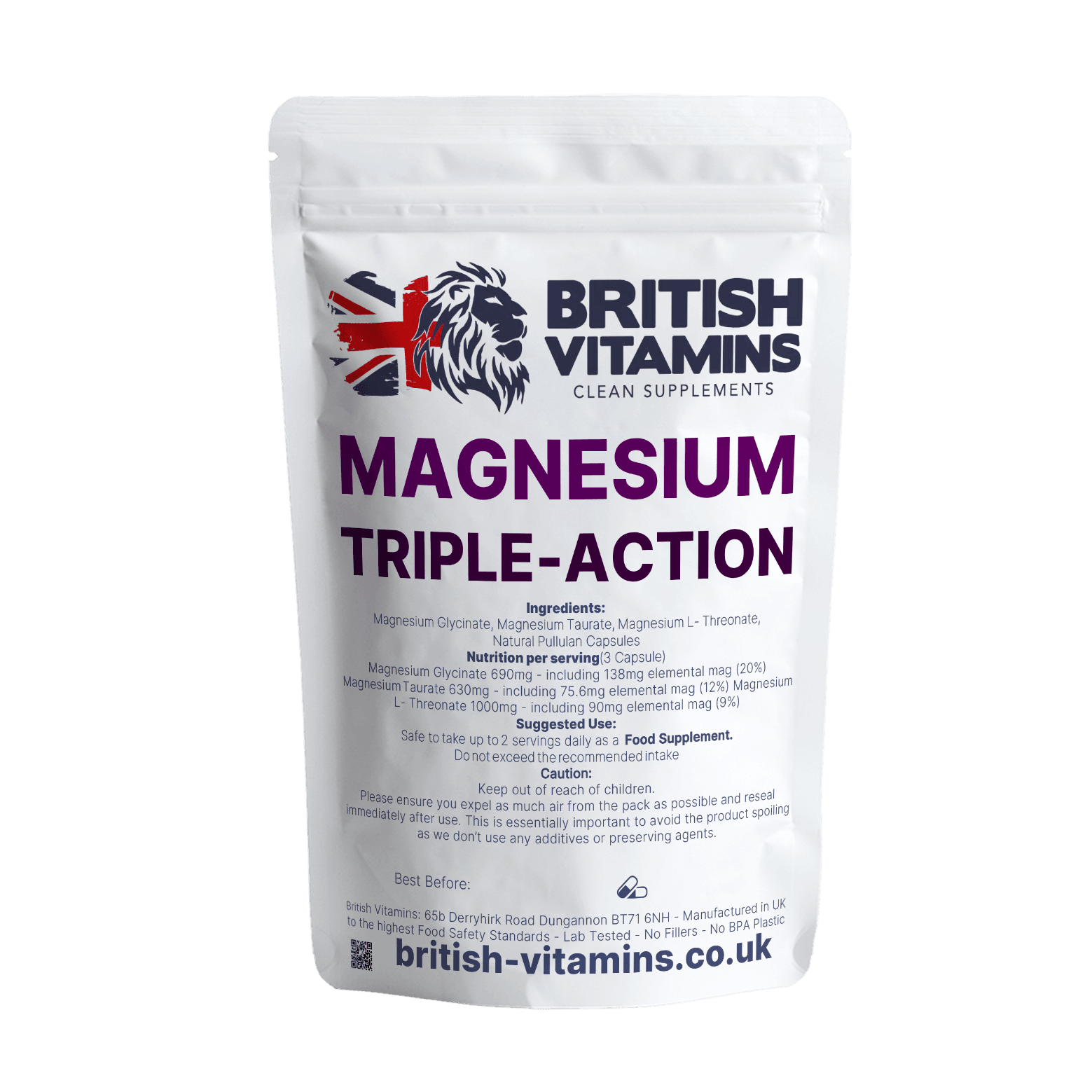 British Vitamins Magnesium Triple Complex