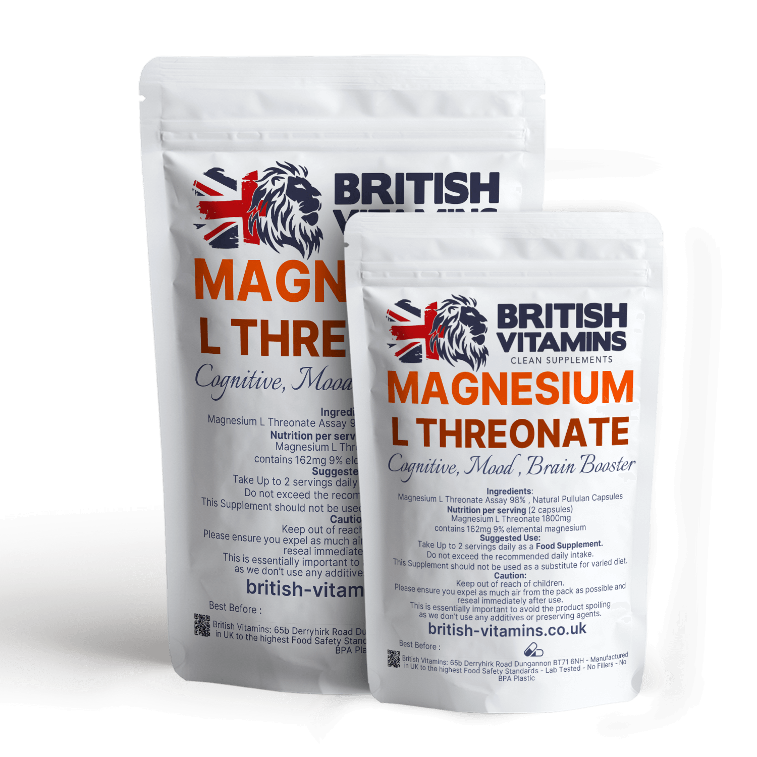 Magnesium L Threonate 900mg 9 elemental magnesium