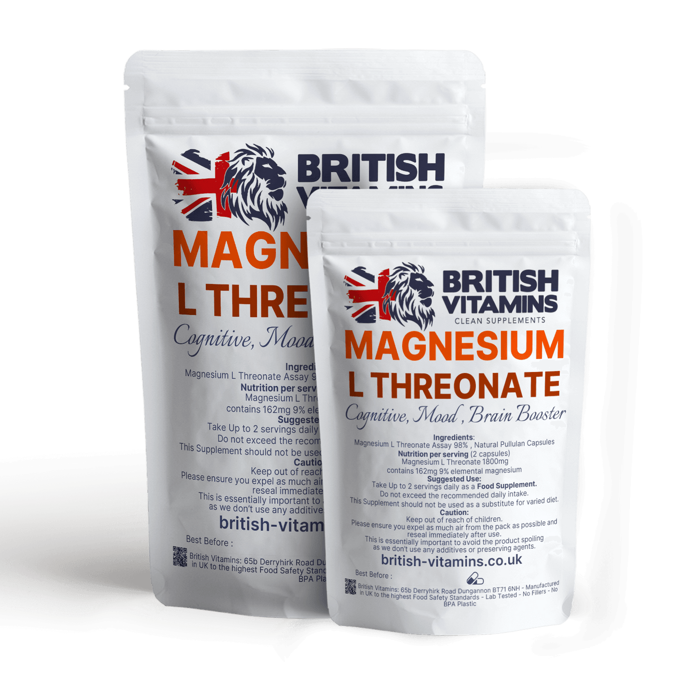 Magnesium L Threonate 900mg 9 elemental magnesium Magnesium L