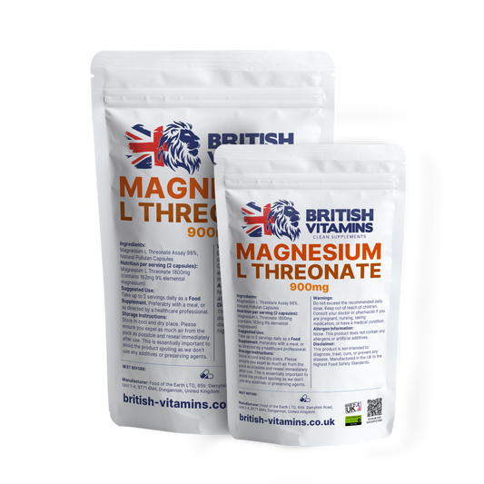 Magnesium L Threonate 900mg 9% elemental magnesium Health & Beauty:Vitamins & Lifestyle Supplements:Vitamins & Minerals British Vitamins