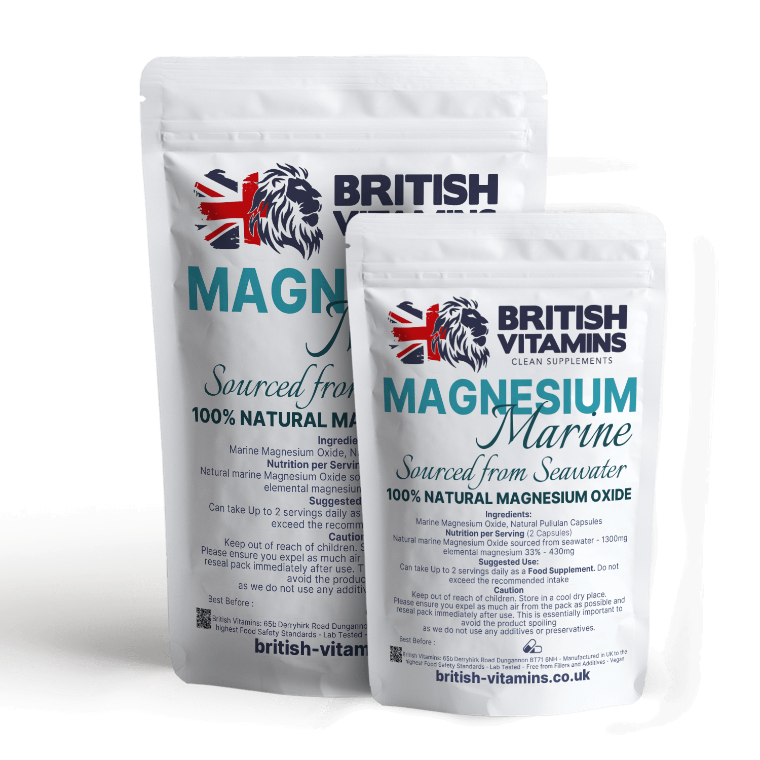 Magnesium Marine Natural Bio Active sourced from seawater Health & Beauty:Vitamins & Lifestyle Supplements:Vitamins & Minerals British Vitamins 5 Capsules ( Sample )  