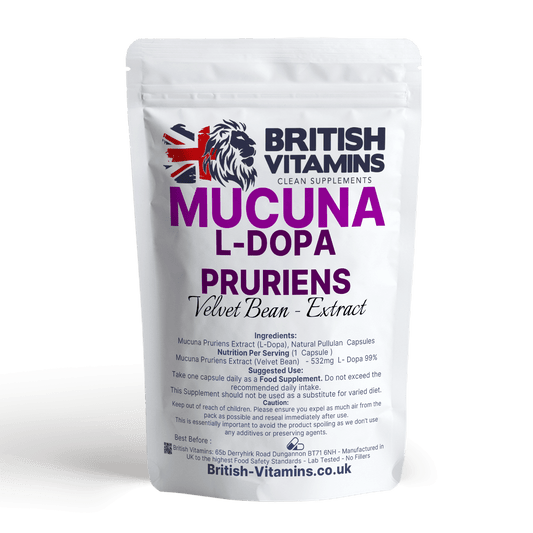 Mucuna Puriens Extract Capsules Health & Beauty:Vitamins & Lifestyle Supplements:Vitamins & Minerals British Vitamins   