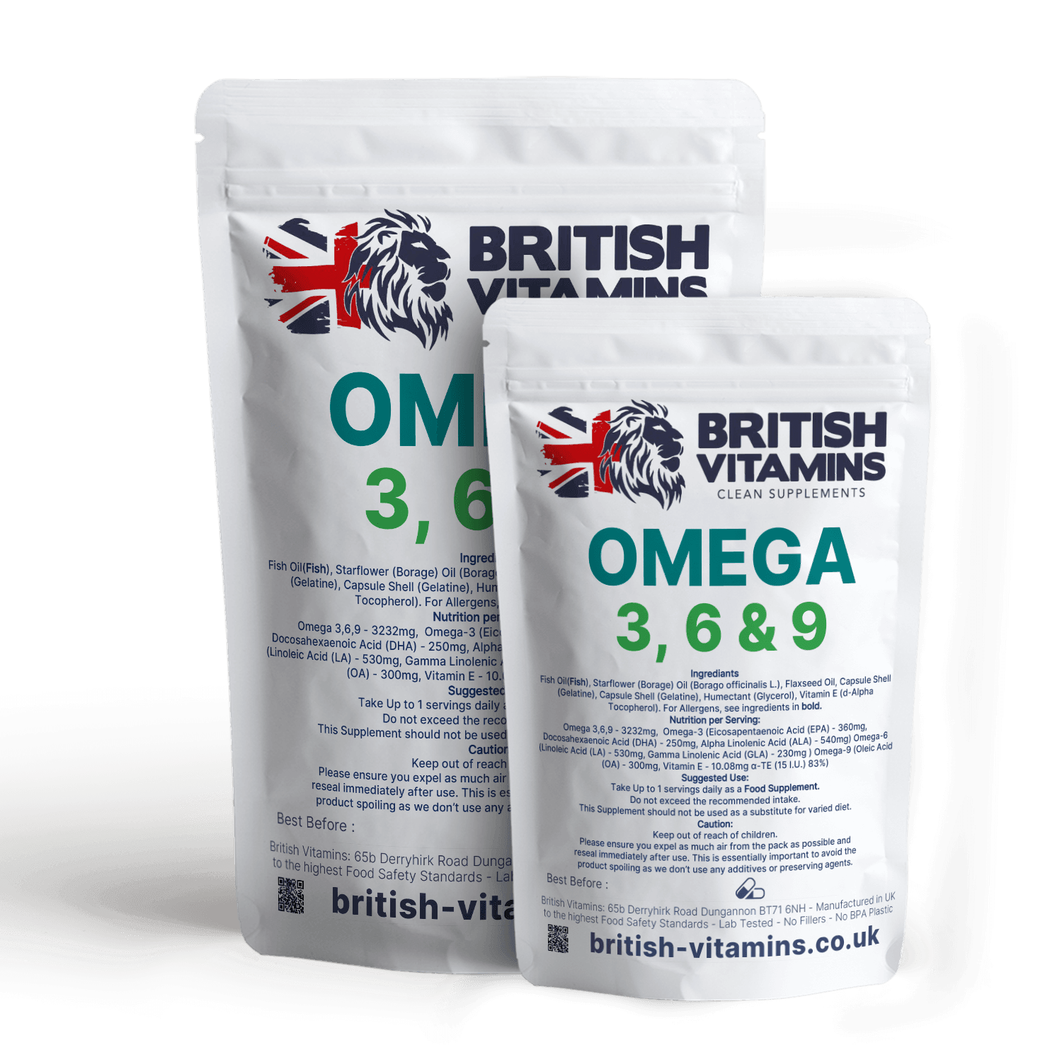 Omega 3, 6 & 9 Fish Oil Omega 3, 6 & 9 Fish Oil British Vitamins