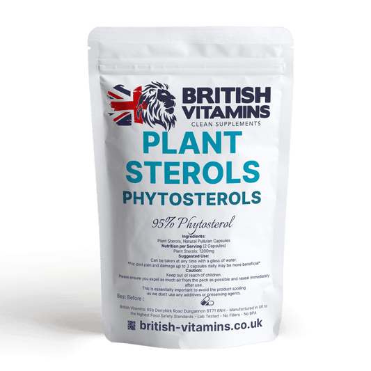 Plant Sterols Phytosterols Vegan Capsules Food Supplement British Vitamins   