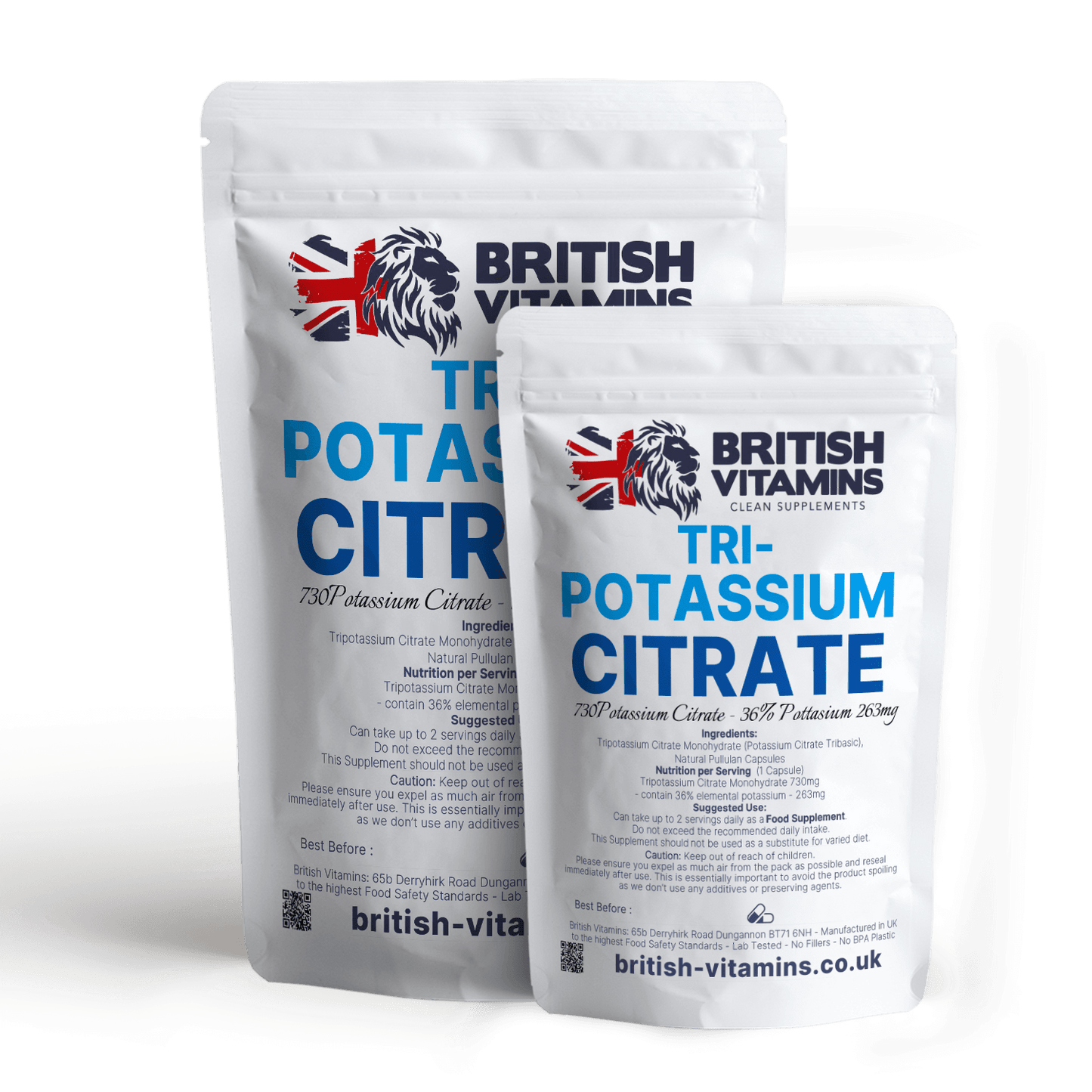 Potassium Citrate Health & Beauty:Vitamins & Lifestyle Supplements:Vitamins & Minerals British Vitamins 5 Capsules ( Sample )  