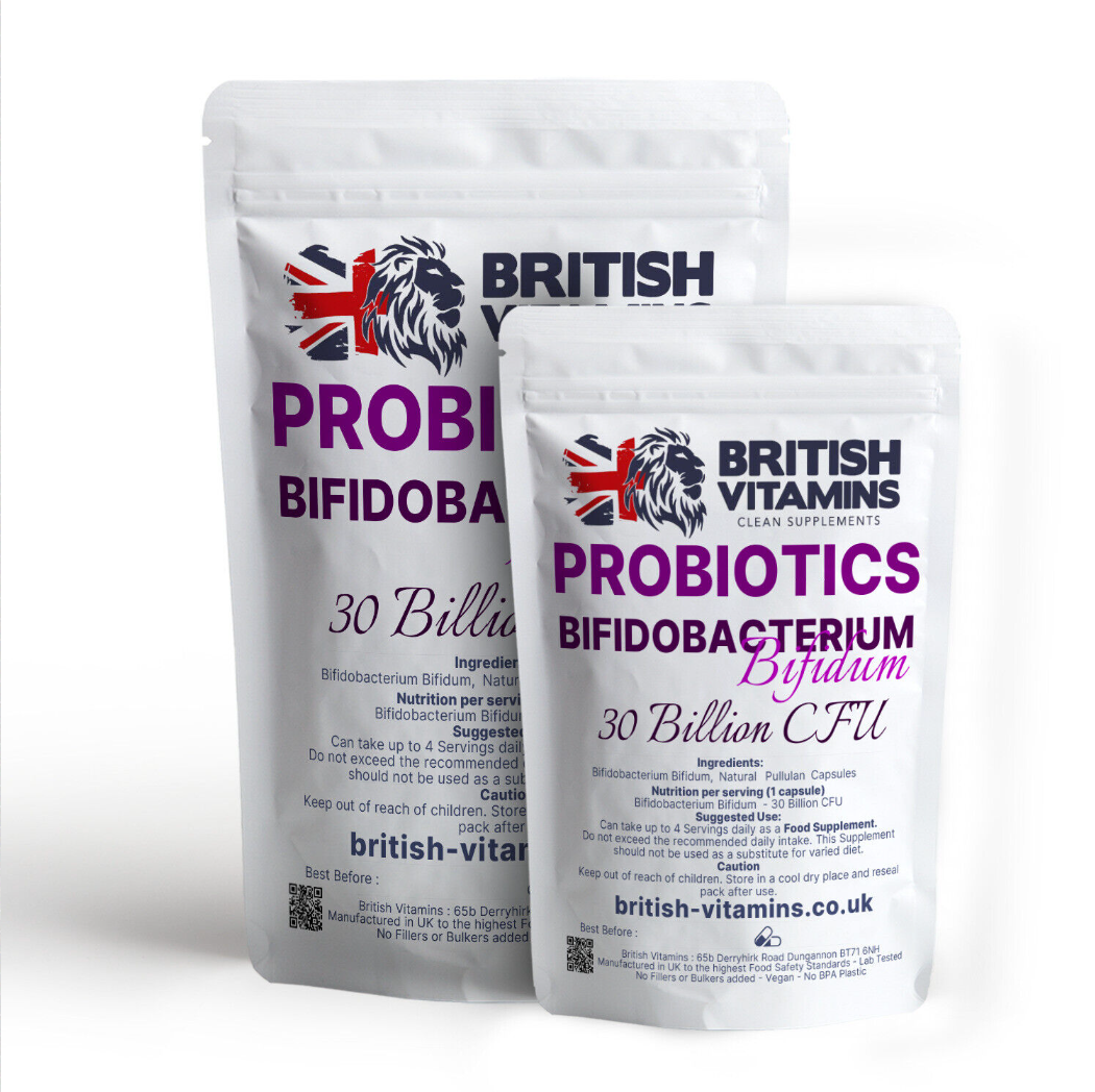 Probiotics Bifidobacterium Bifidum 30 Billion CFU bacteria Health & Beauty:Vitamins & Lifestyle Supplements:Vitamins & Minerals British Vitamins