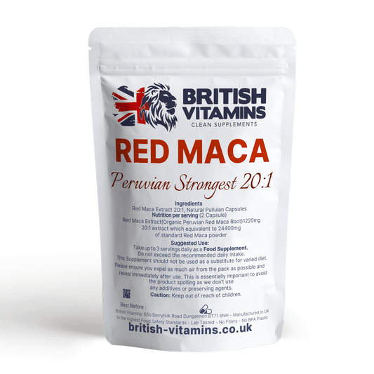 Red Maca Potent Extract equivalent to 6,100mg Health & Beauty:Vitamins & Lifestyle Supplements:Vitamins & Minerals British Vitamins   