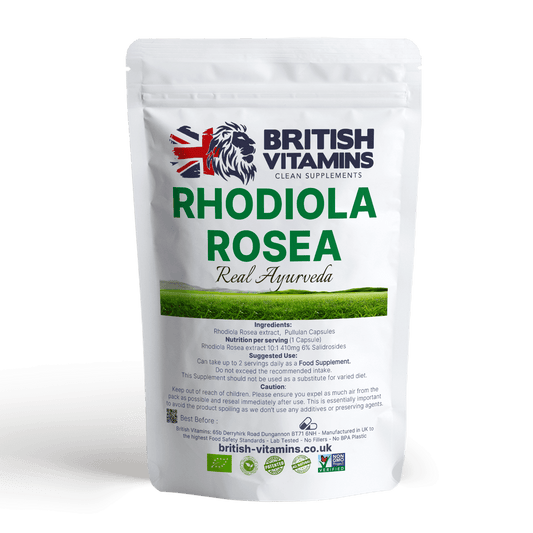 Rhodiola Rosea 410mg 10:1 6% Salidrosides 24.6mg Health & Beauty:Vitamins & Lifestyle Supplements:Vitamins & Minerals British Vitamins   