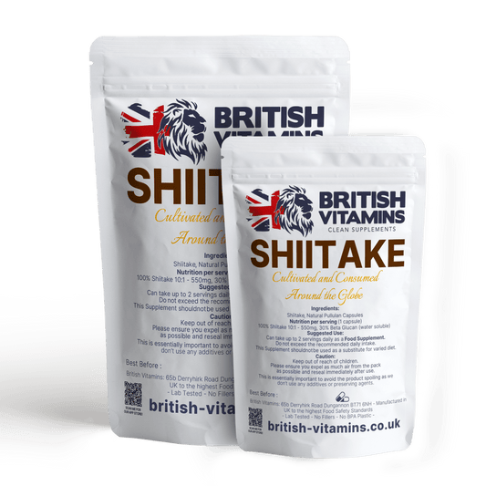 Shiitake Mushroom Extract 10:1 – 30% Beta Glucans Health & Beauty:Vitamins & Lifestyle Supplements:Vitamins & Minerals British Vitamins
