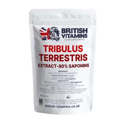 Tribulus Terrestris Supplement - 610mg Capsules Health & Beauty:Vitamins & Lifestyle Supplements:Vitamins & Minerals British Vitamins 5 Capsules ( Sample )  