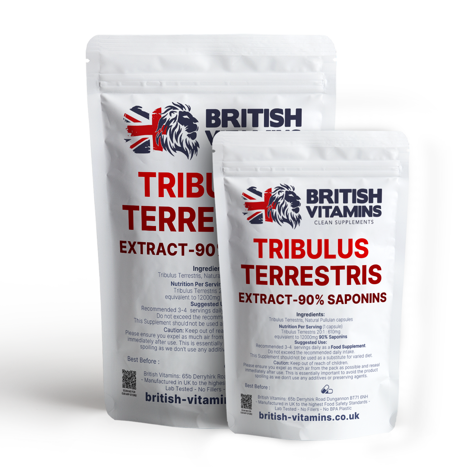 Tribulus Terrestris Supplement - 610mg Capsules Health & Beauty:Vitamins & Lifestyle Supplements:Vitamins & Minerals British Vitamins   