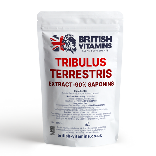 Tribulus Terrestris Supplement - 610mg Capsules Health & Beauty:Vitamins & Lifestyle Supplements:Vitamins & Minerals British Vitamins 5 Capsules ( Sample )  