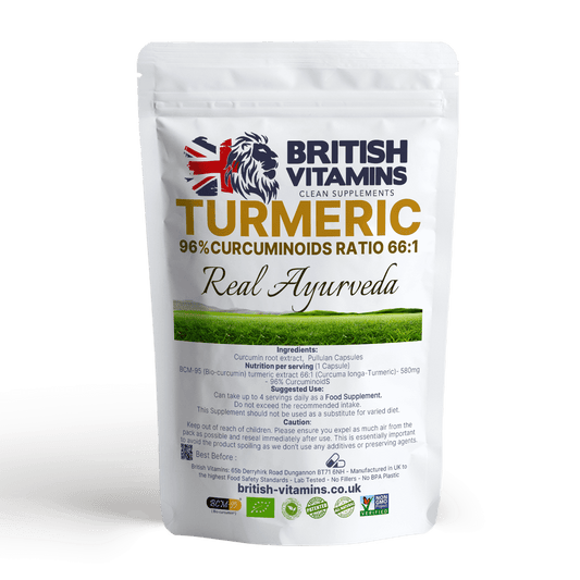 Turmeric Curcumin 580mg 66/1 extract 96% Curcuminoids Health & Beauty:Vitamins & Lifestyle Supplements:Vitamins & Minerals British Vitamins   