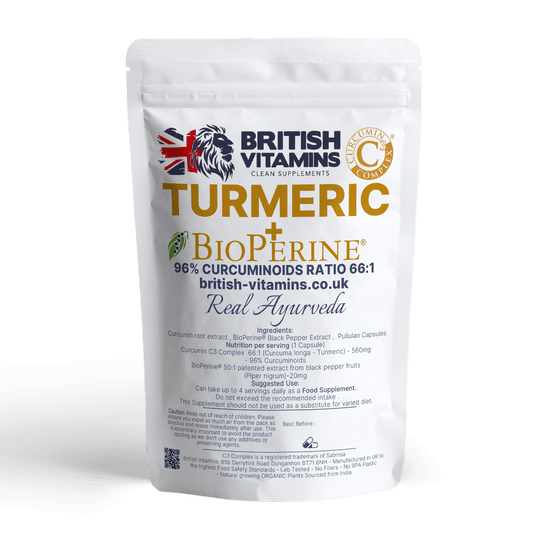 Turmeric Curcumin C3 Complex 580mg 96% Curcuminoids 66:1 + Bioperine ORAGANIC Health & Beauty:Vitamins & Lifestyle Supplements:Vitamins & Minerals British Vitamins   