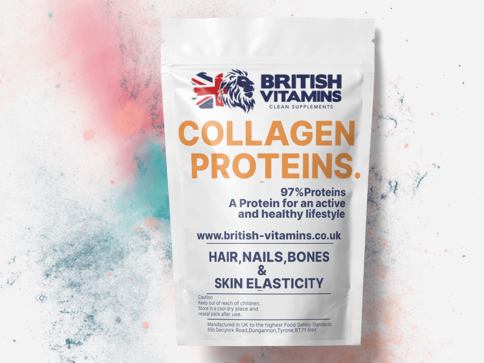 Collagen Bovine/Porcine POWDER  British Vitamins   